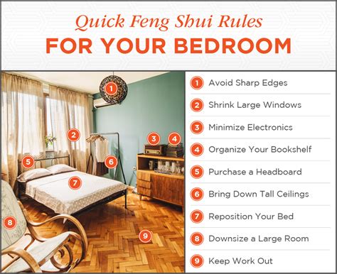 feng shui rules for bedroom.